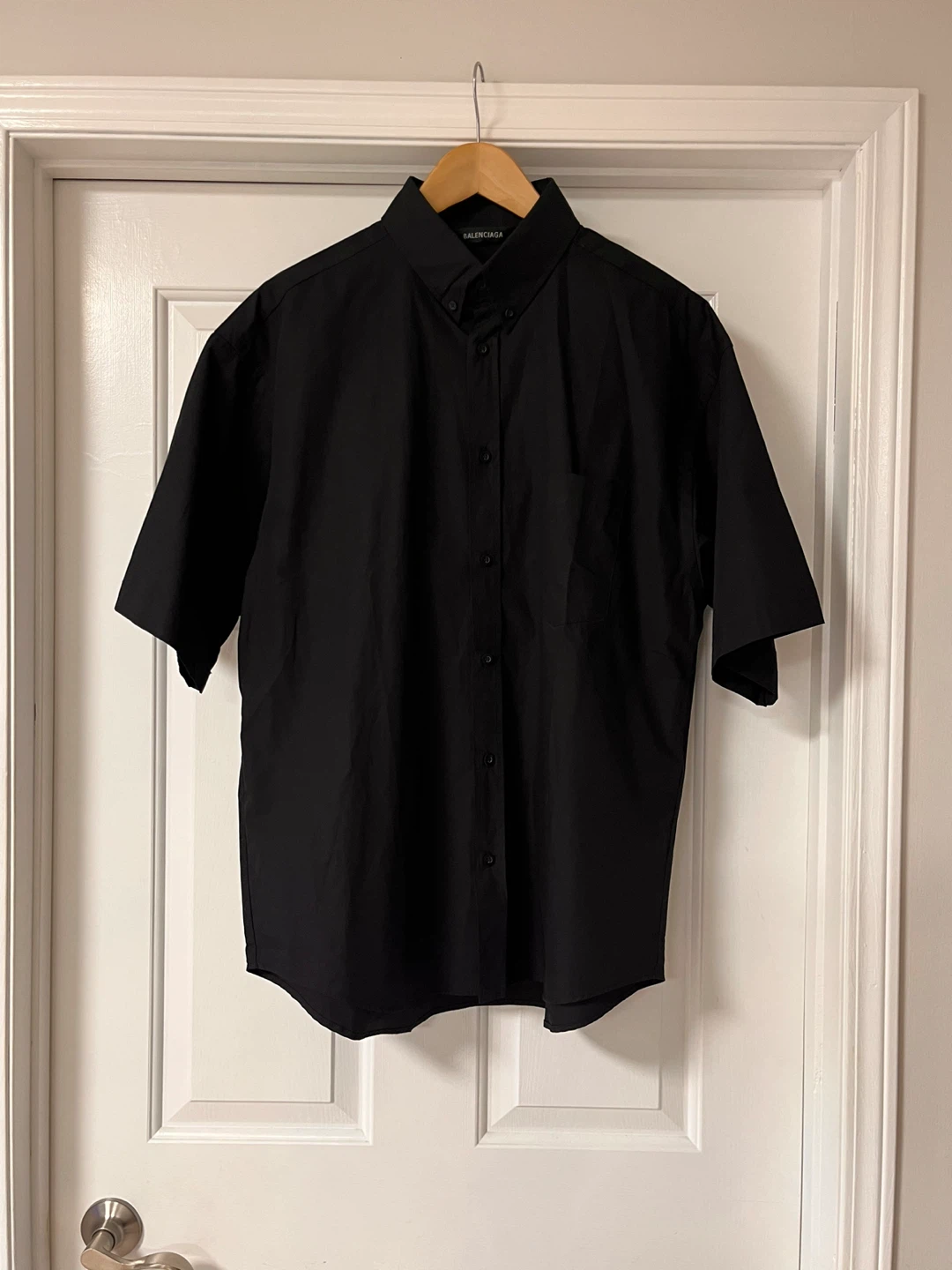 Balenciaga Masking Tape Short Sleeve Button Up - photo 2