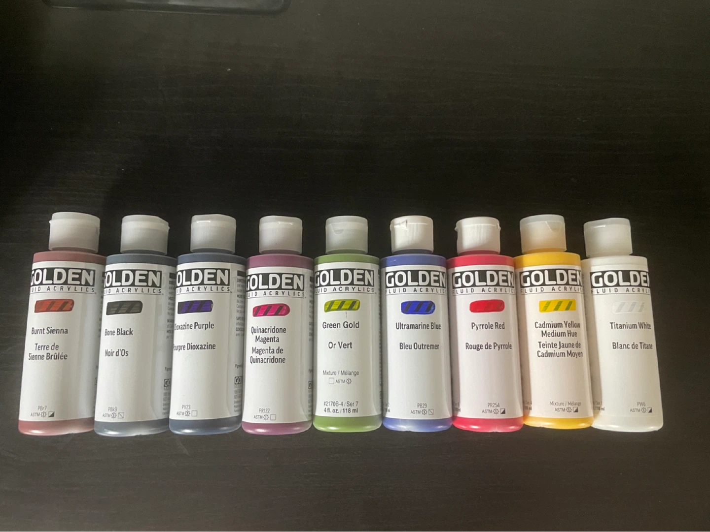 Golden Fluid Acrylics Set - Brand new