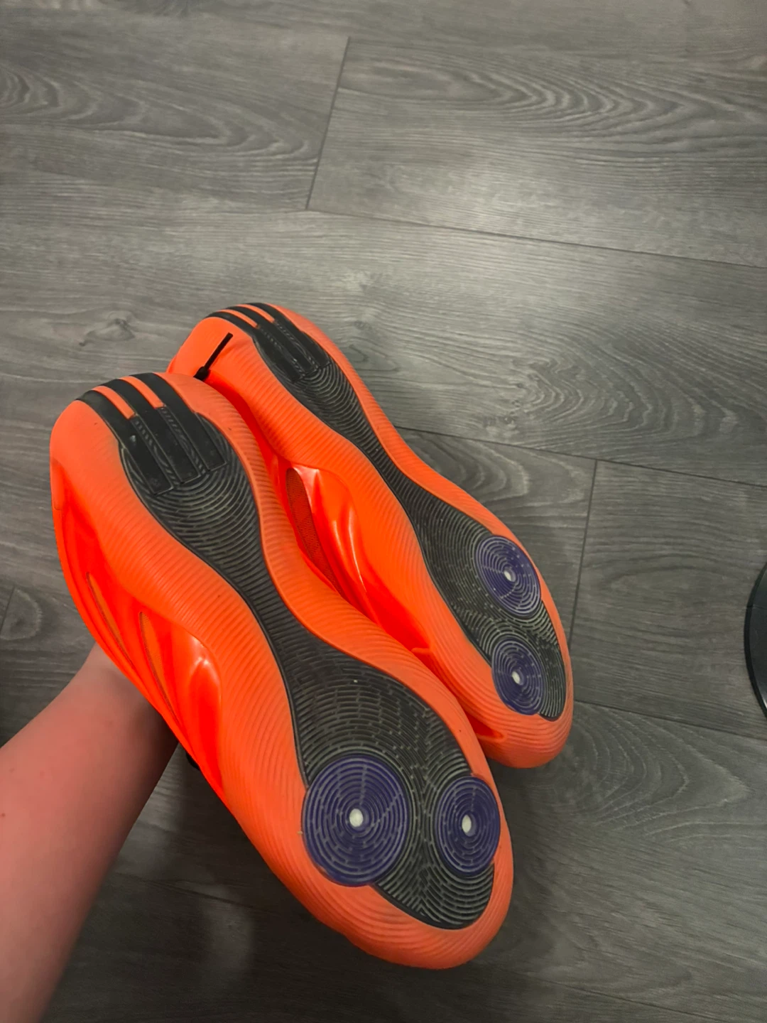 Adidas Orange Football Cleats - photo 2