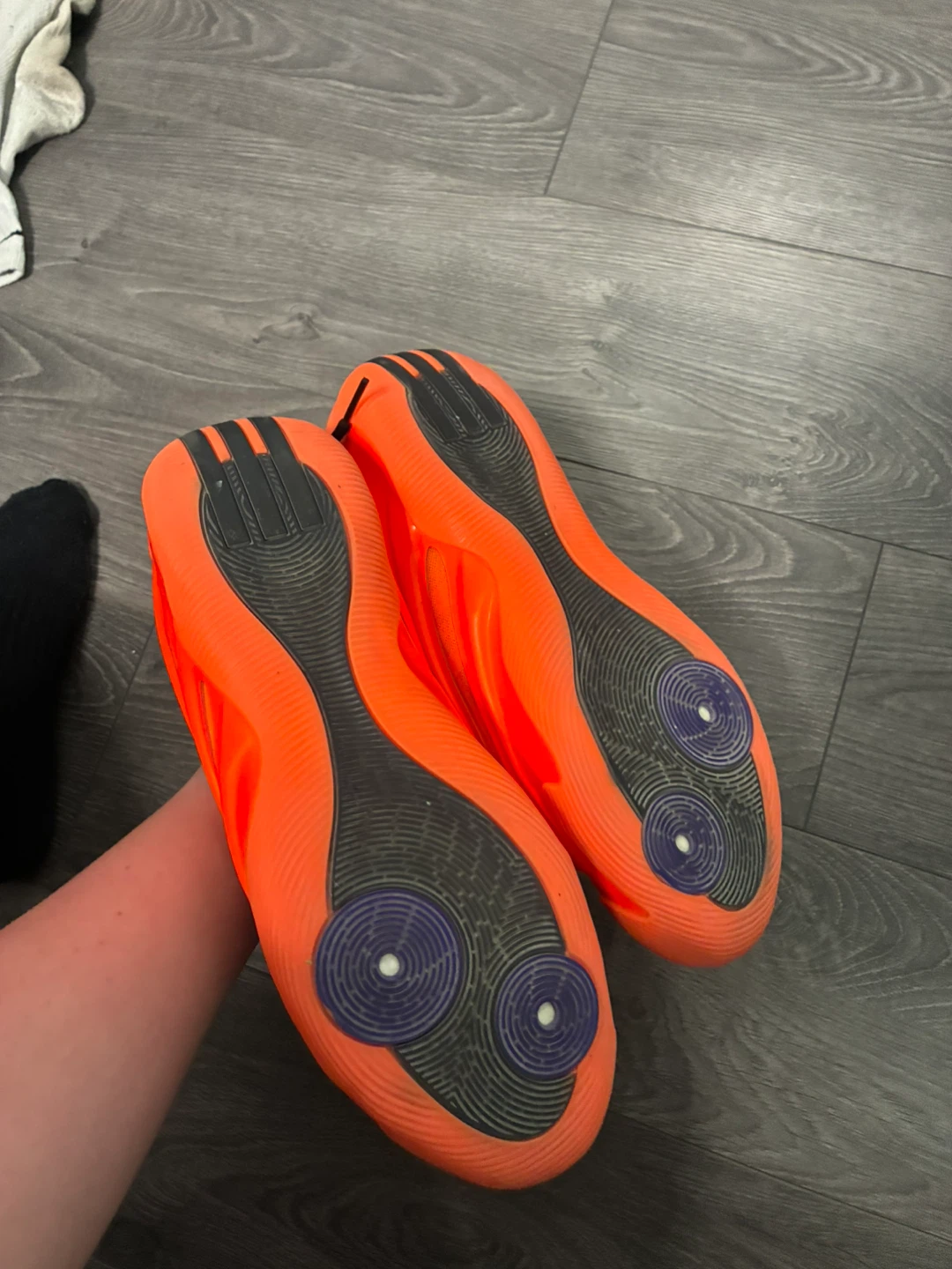 Adidas Orange Football Cleats - photo 3