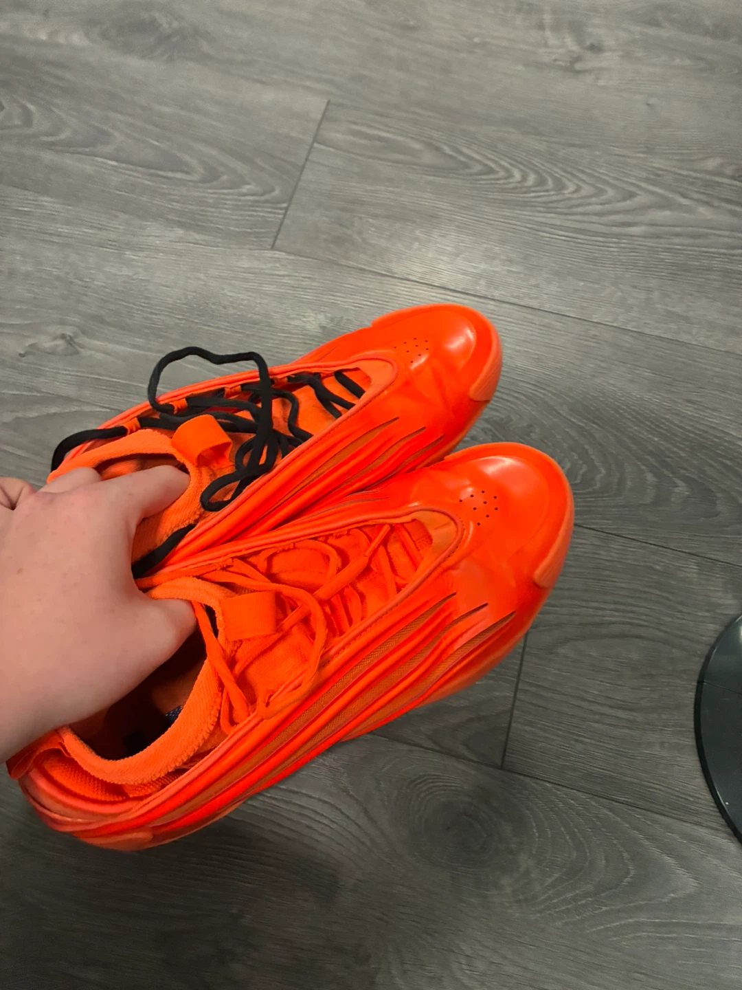 Adidas Orange Football Cleats - photo 5