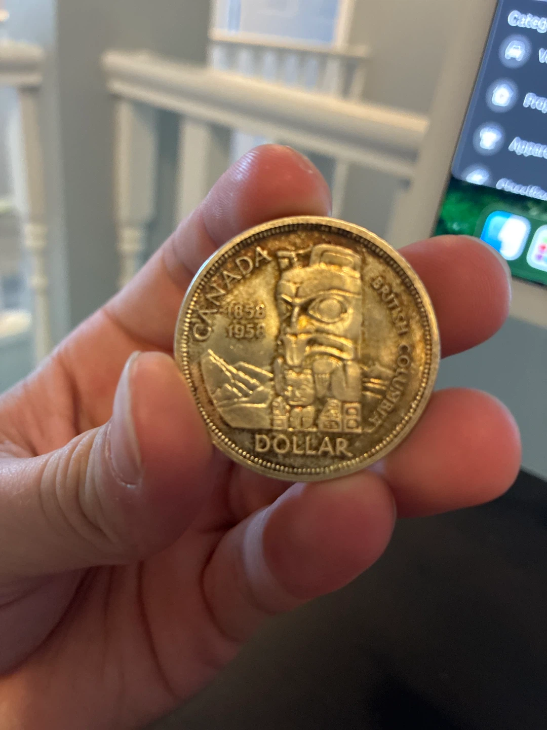 Canada 1958 British Columbia Dollar Coin