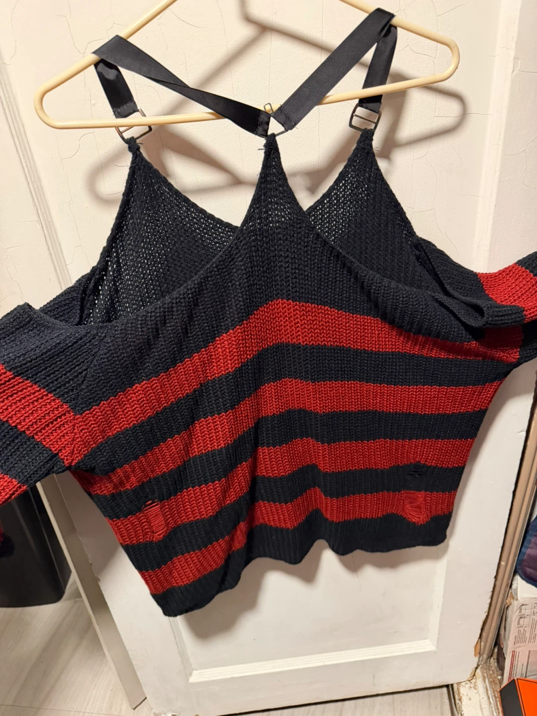 Black and Red Striped Sweater - photo 2