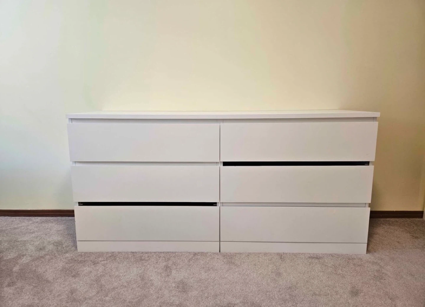 IKEA white Dresser with 6 drawers - photo 3