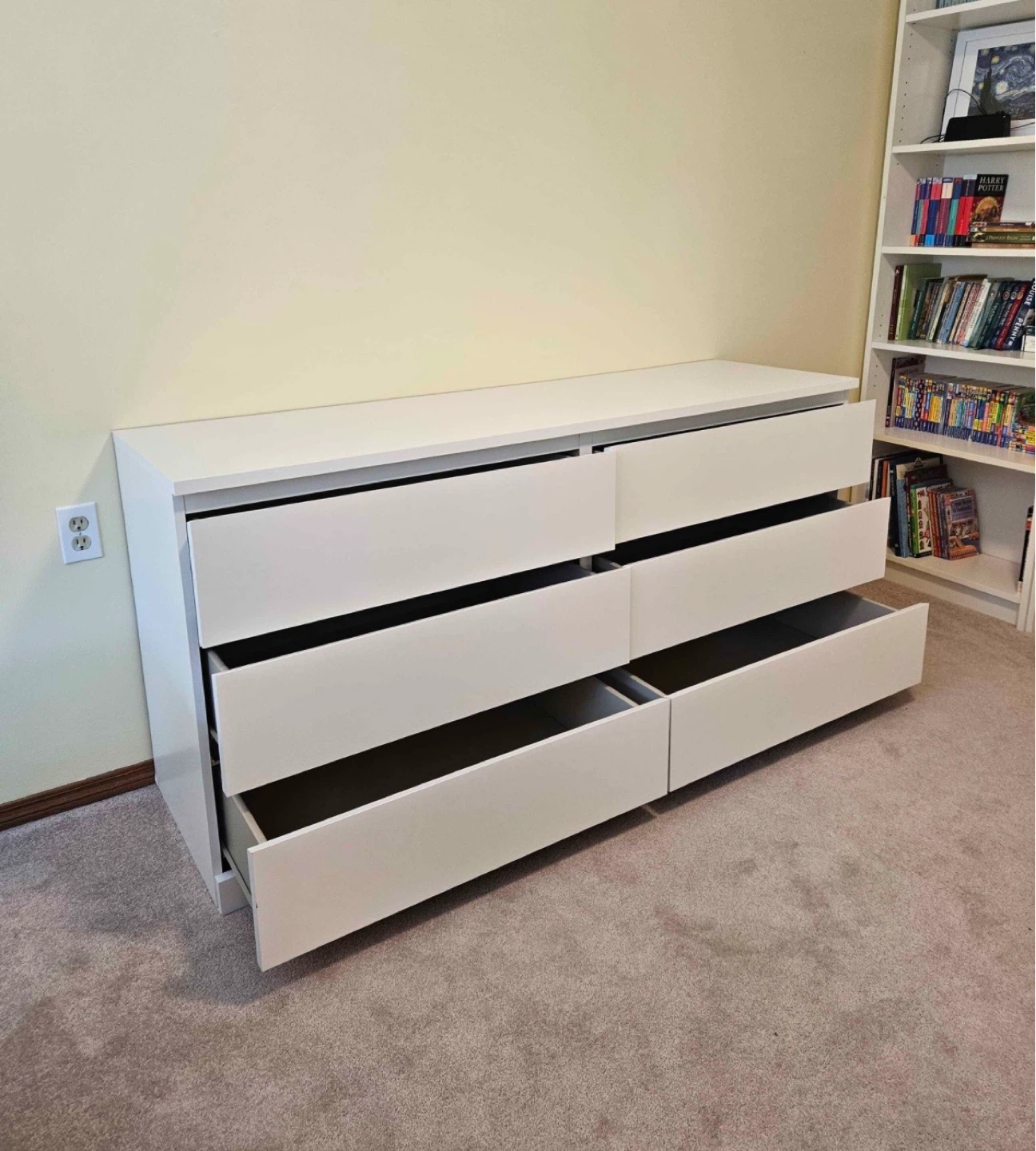 IKEA white Dresser with 6 drawers - photo 2