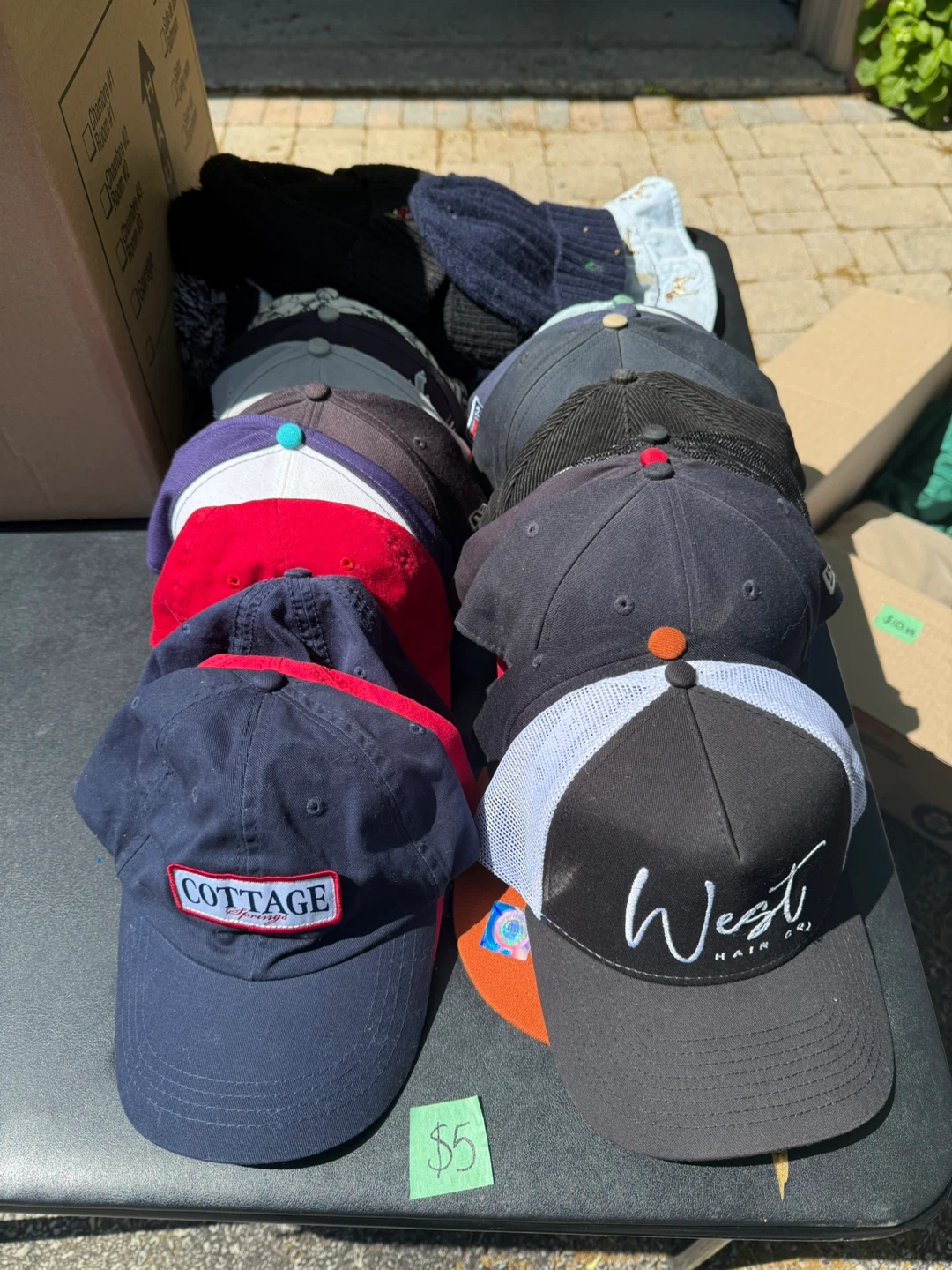 Lot of Hats - Cottage Springs & West Hair Co.