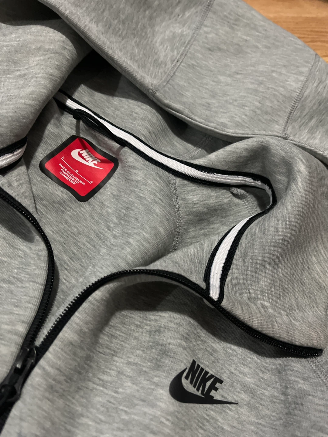 Nike Tech Fleece Full-Zip Hoodie Grey - photo 2