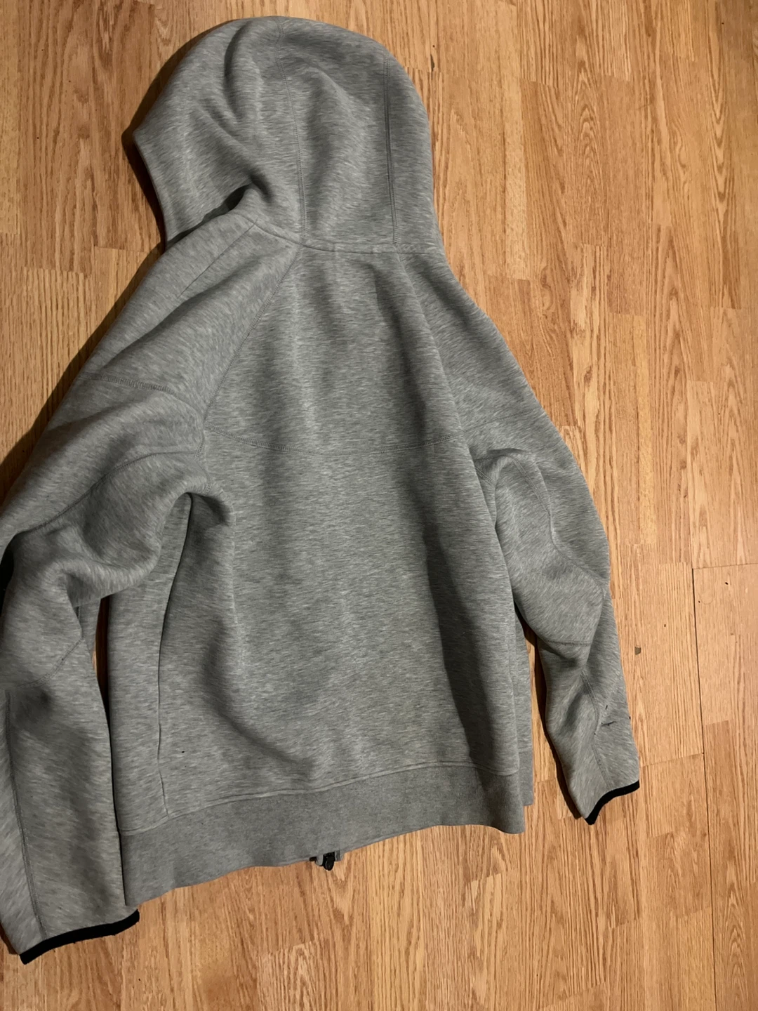 Nike Tech Fleece Full-Zip Hoodie Grey - photo 3