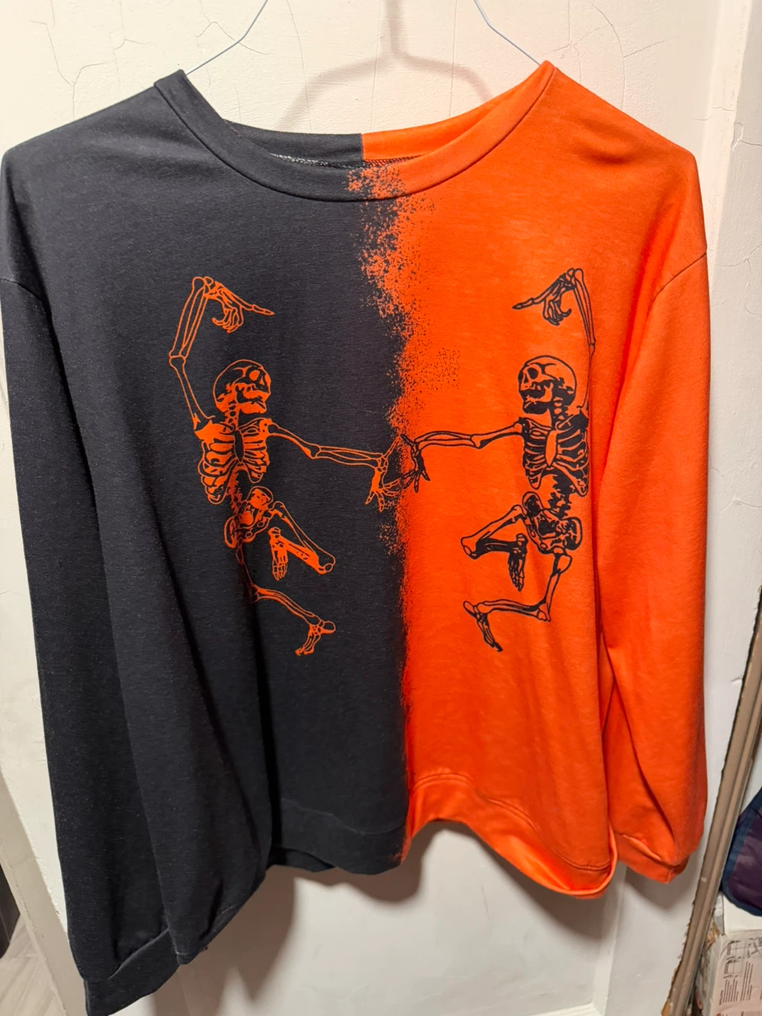 Skeleton Graphic Long Sleeve T-Shirt