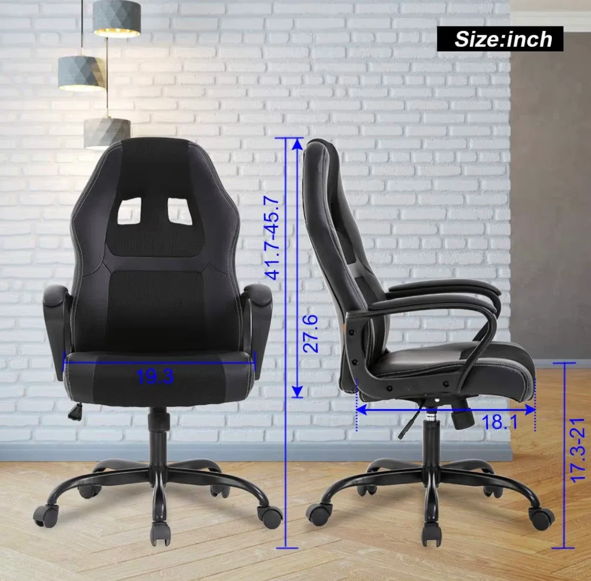 Black Gaming Chair - photo 3