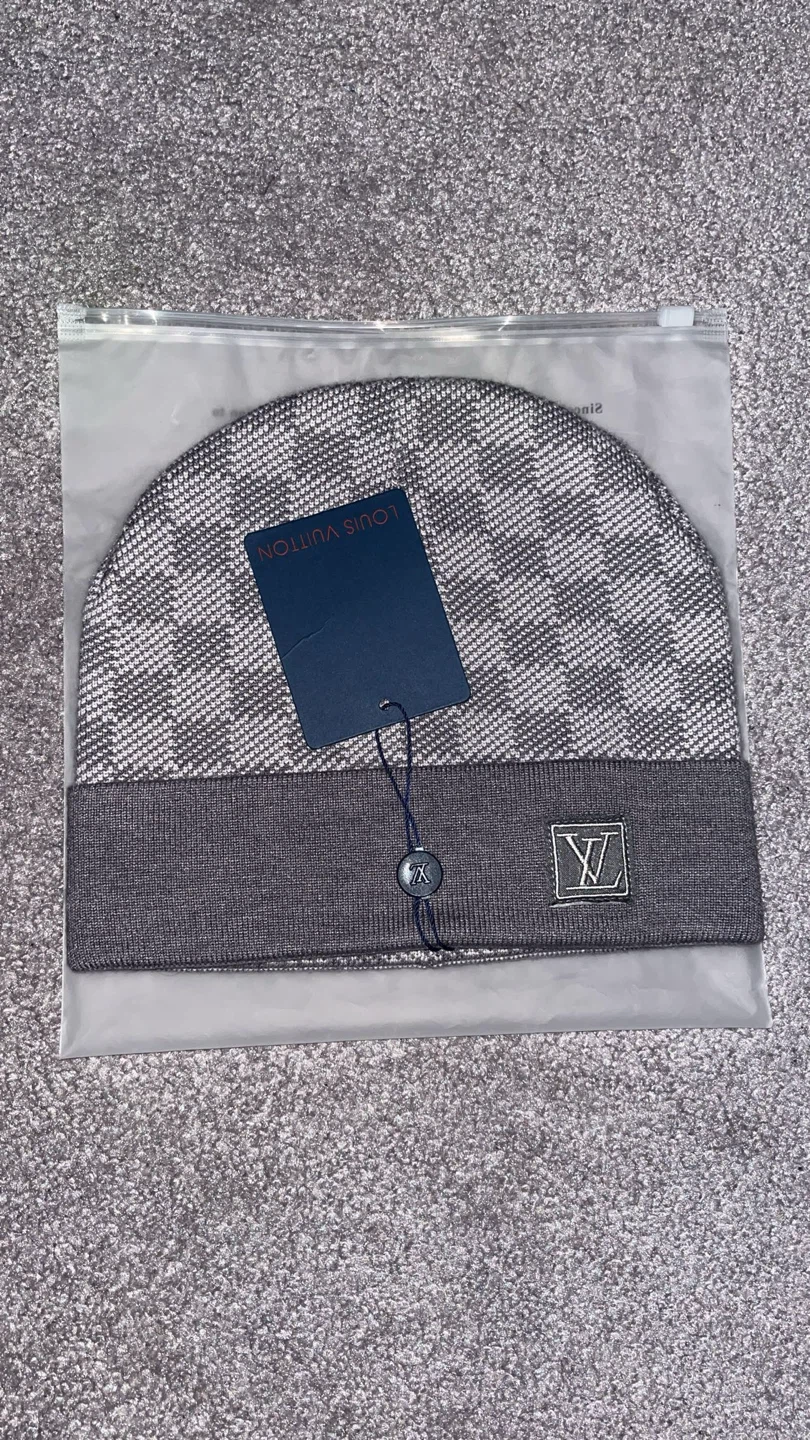 LV GREY BEANIE