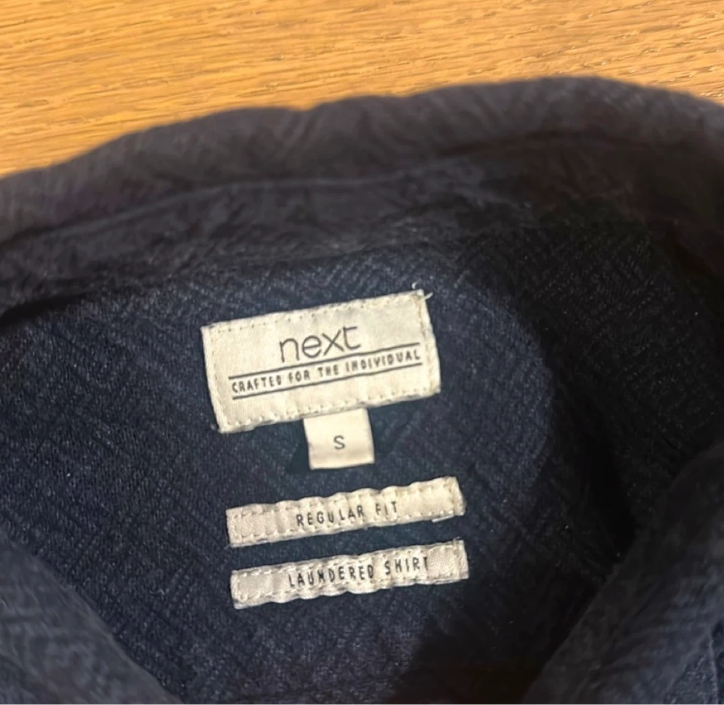 Next Dark Blue Casual Shirt size S - photo 3