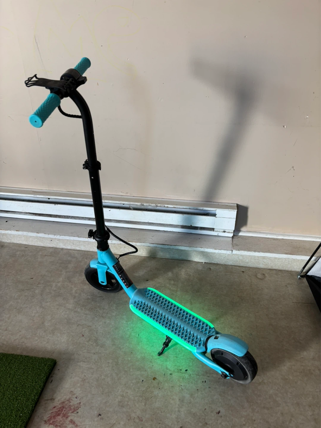 Blue Electric Scooter