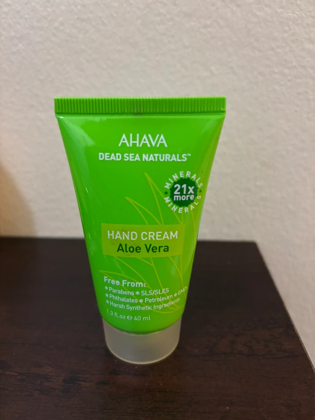 NEW-AHAVA Dead Sea Naturals Hand Cream Aloe Vera 40ml