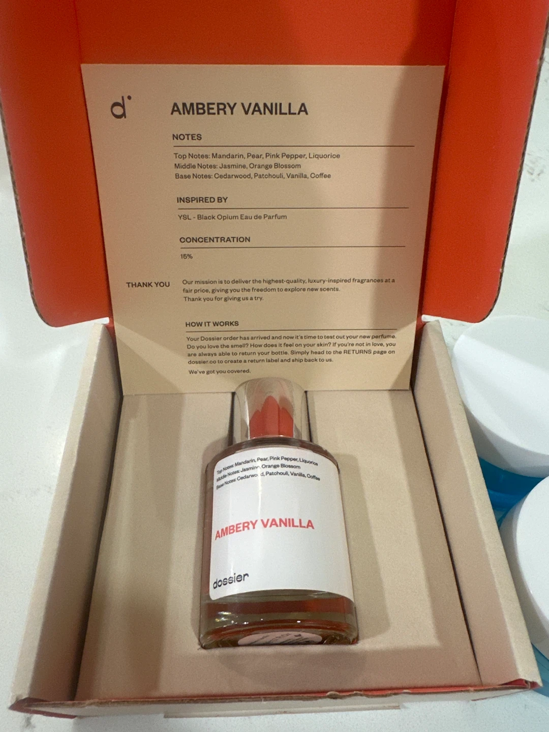 Dossier Ambery Vanilla Eau de Parfum