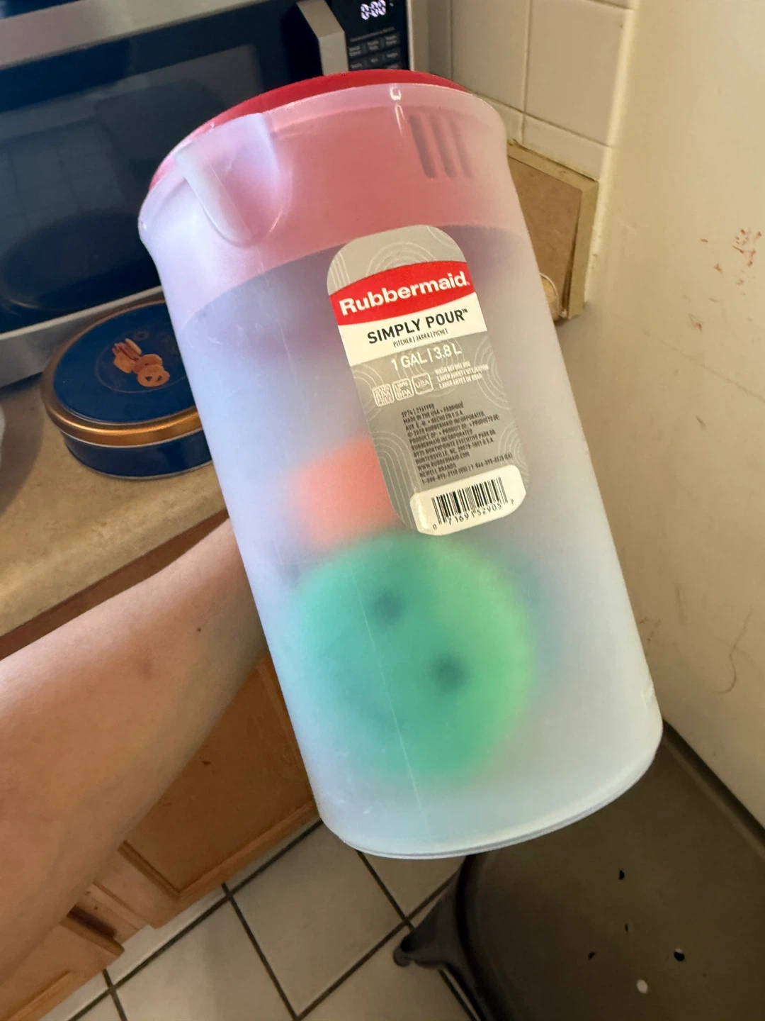 Rubbermaid Simply Pour Pitcher 1 Gallon