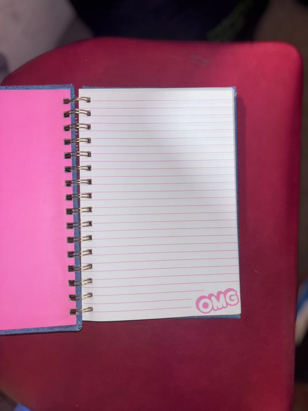 ⚽️OMG Denim Journal with Rainbow & Emoji Stickers - photo 2