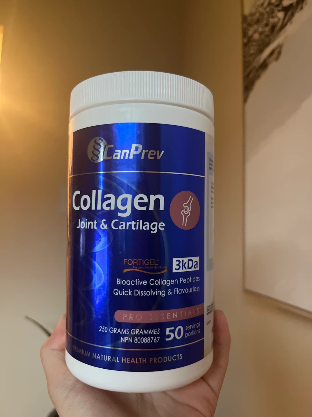 CanPrev Collagen Joint & Cartilage Powder - used half