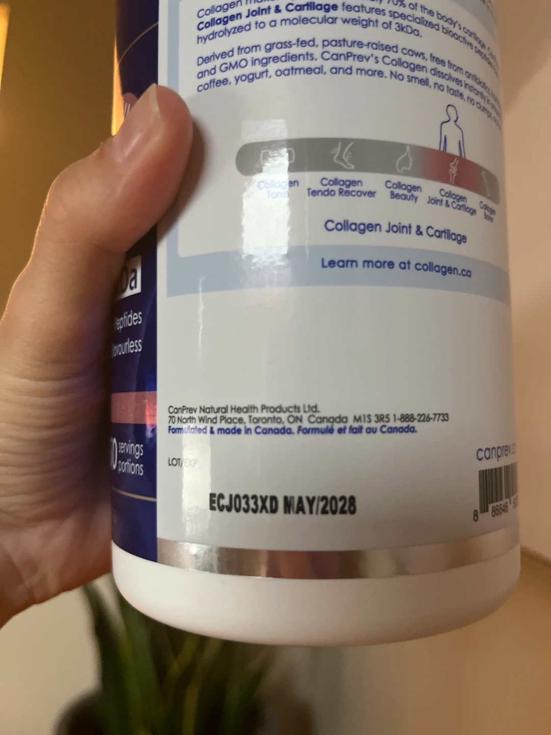 CanPrev Collagen Joint & Cartilage Powder - used half - photo 3