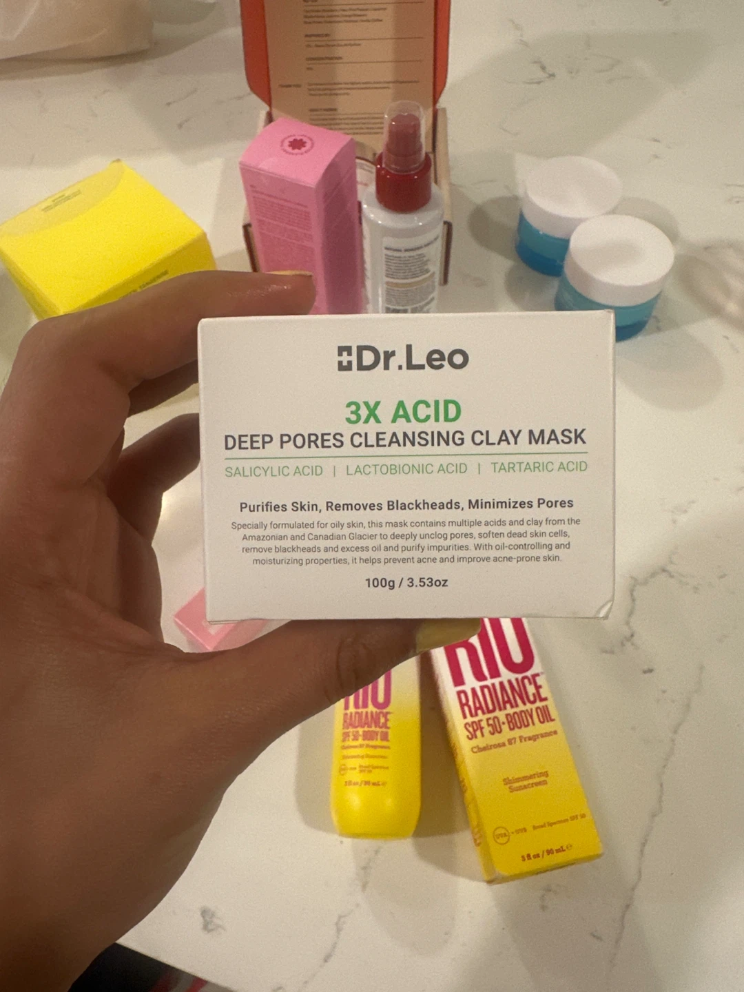 Dr.Leo 3X Acid Deep Pores Cleansing Clay Mask 3.53oz