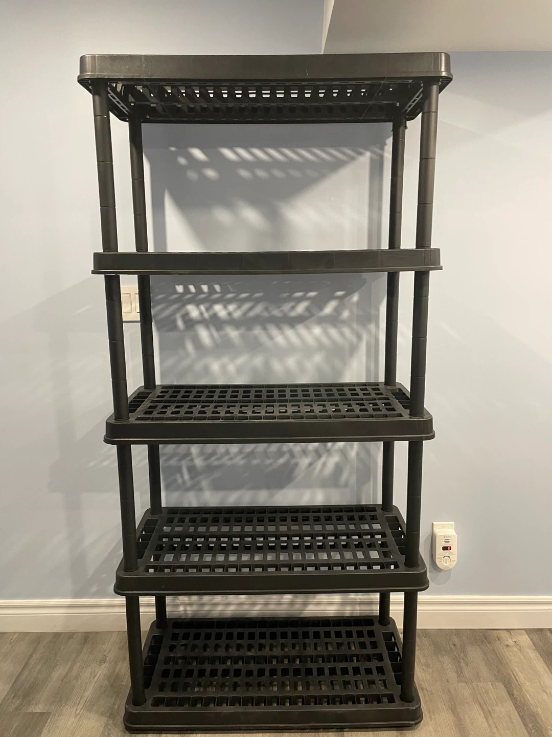 Black 5-Shelf  Storage Shelving Unit - photo 2