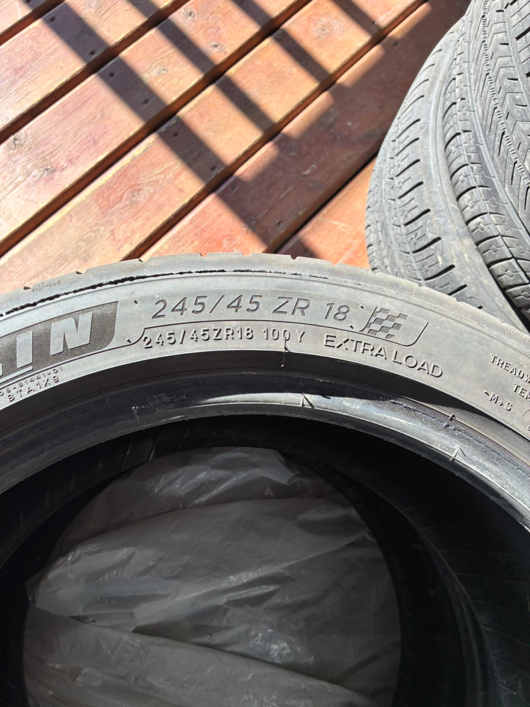 Michelin Total Performance Tires - 245/45 ZR 18 - photo 5