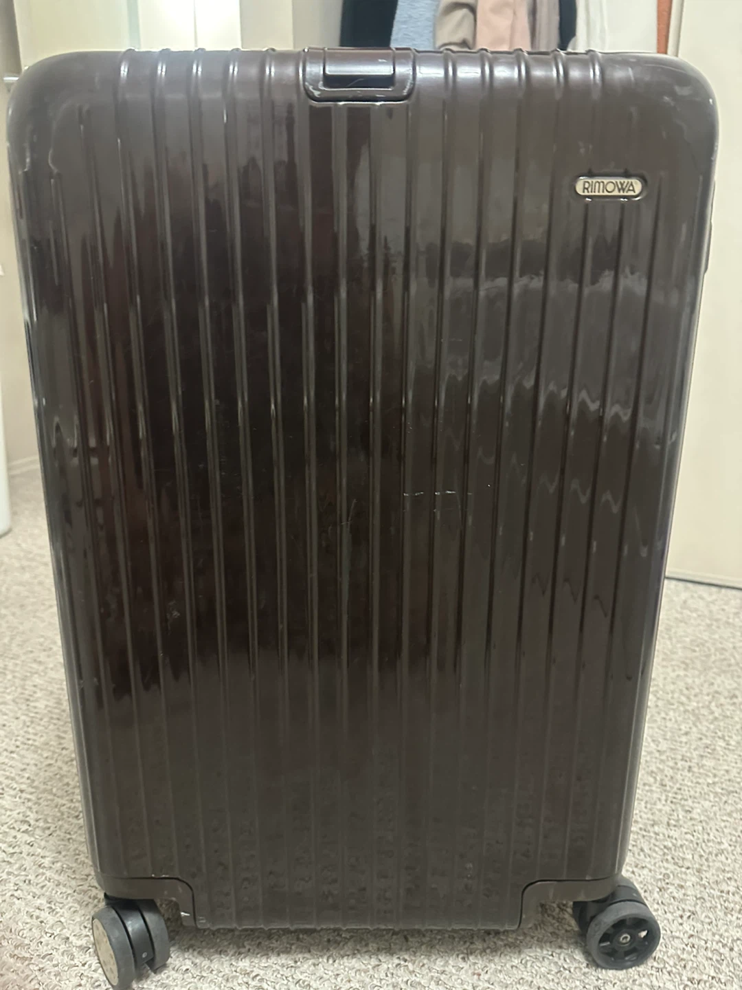 RIMOWA Brown Luggage Suitcase
