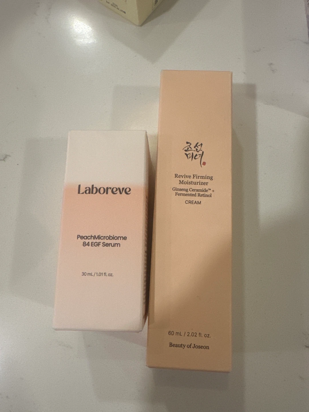 Laboreve PeachMicrobiome Serum & Beauty of Joseon Moisturizer
