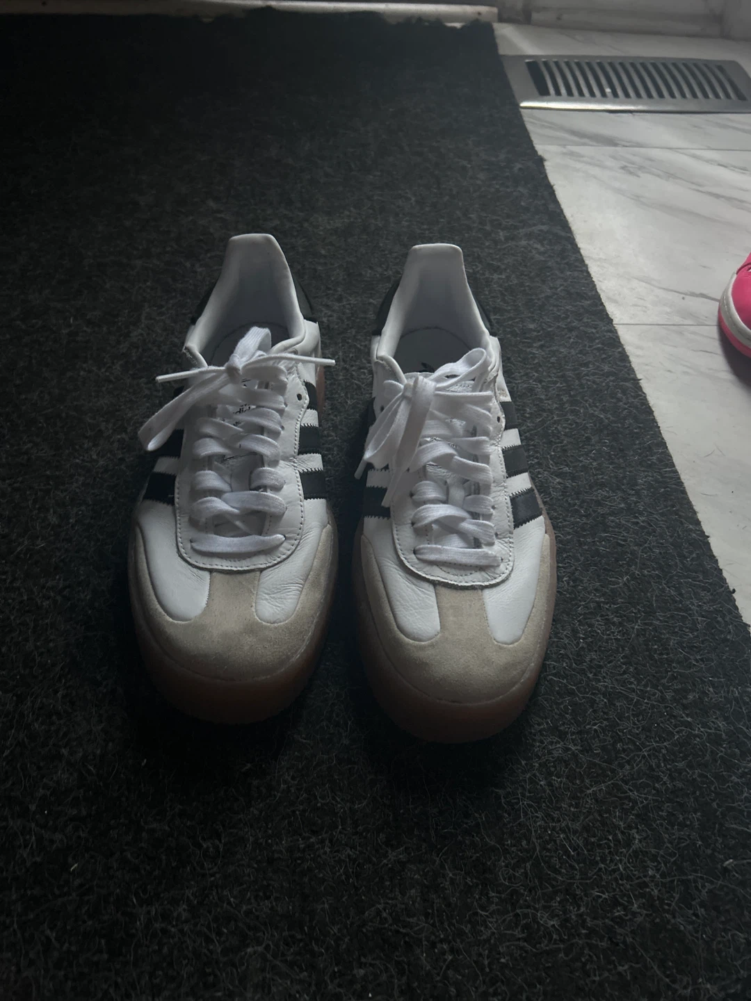 Adidas Samba OG Shoes White Black Gum Size 9