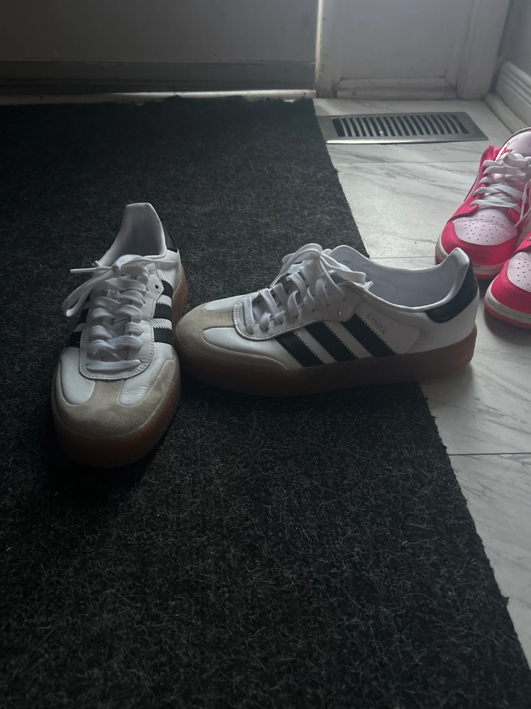 Adidas Samba OG Shoes White Black Gum Size 9 - photo 2