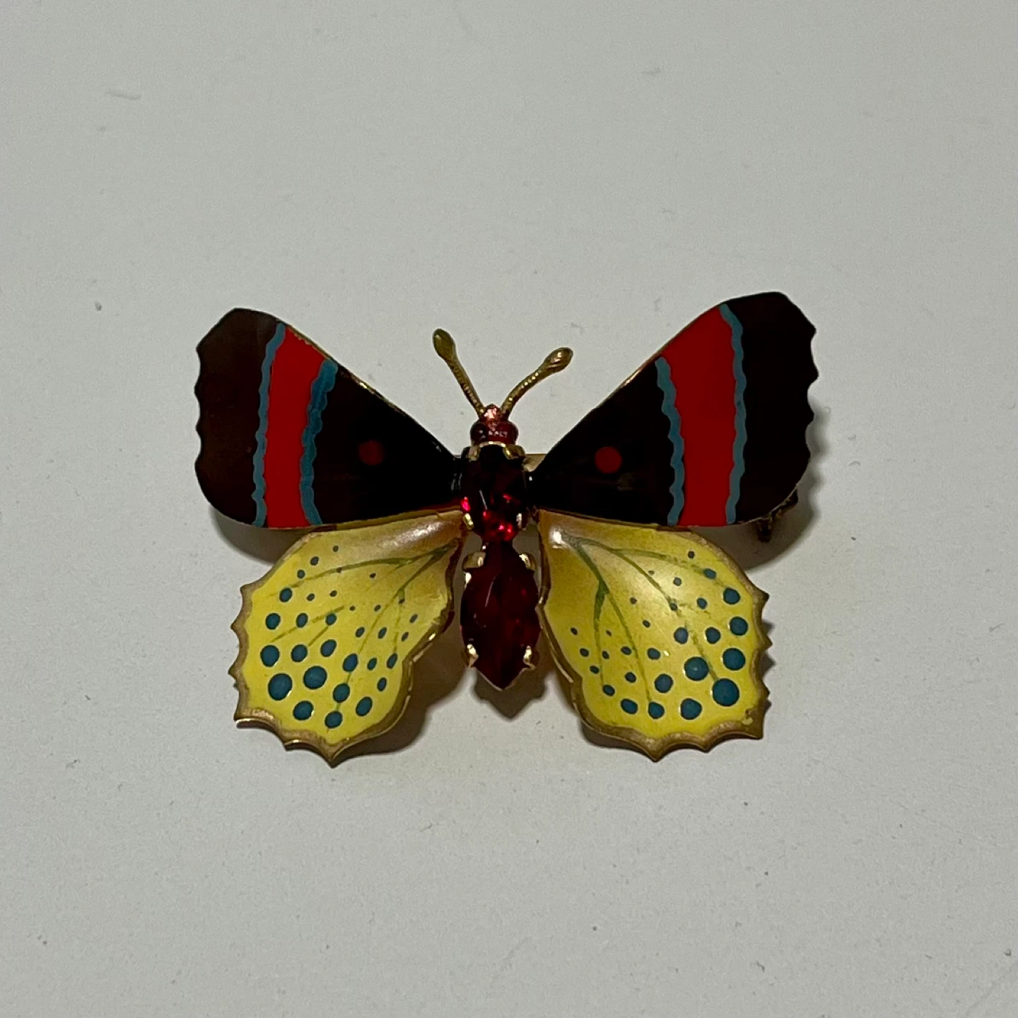 NEW Enamel Butterfly Brooch - photo 3