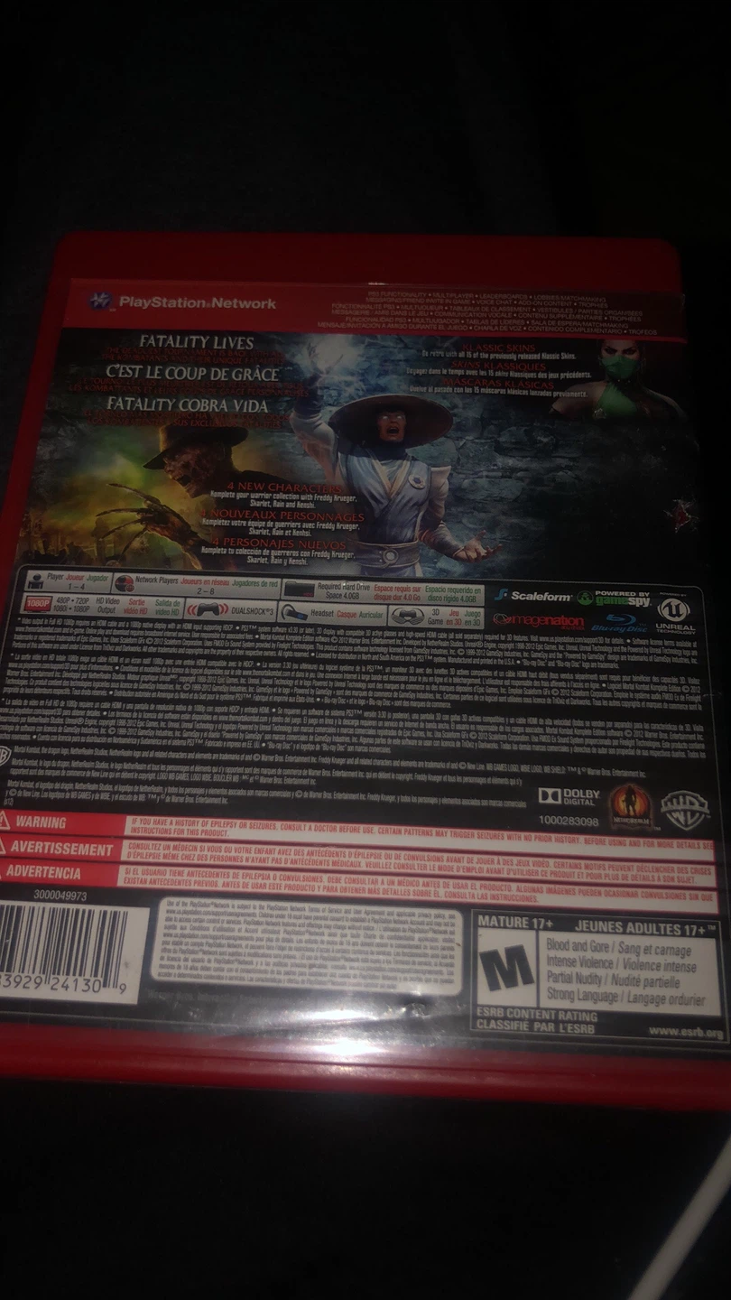 Mortal Kombat Komplete Edition PS3 Game - photo 4