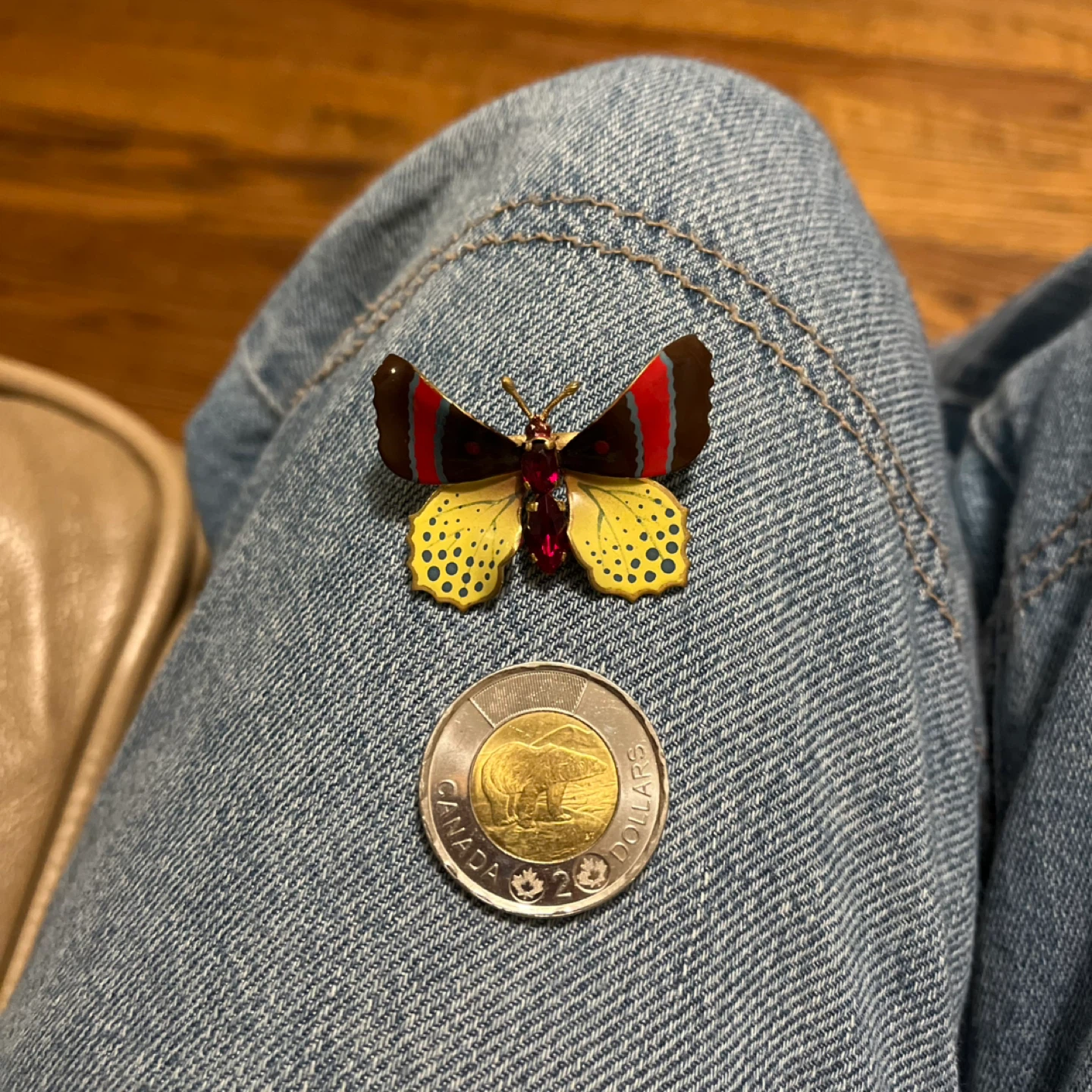 NEW Enamel Butterfly Brooch - photo 5