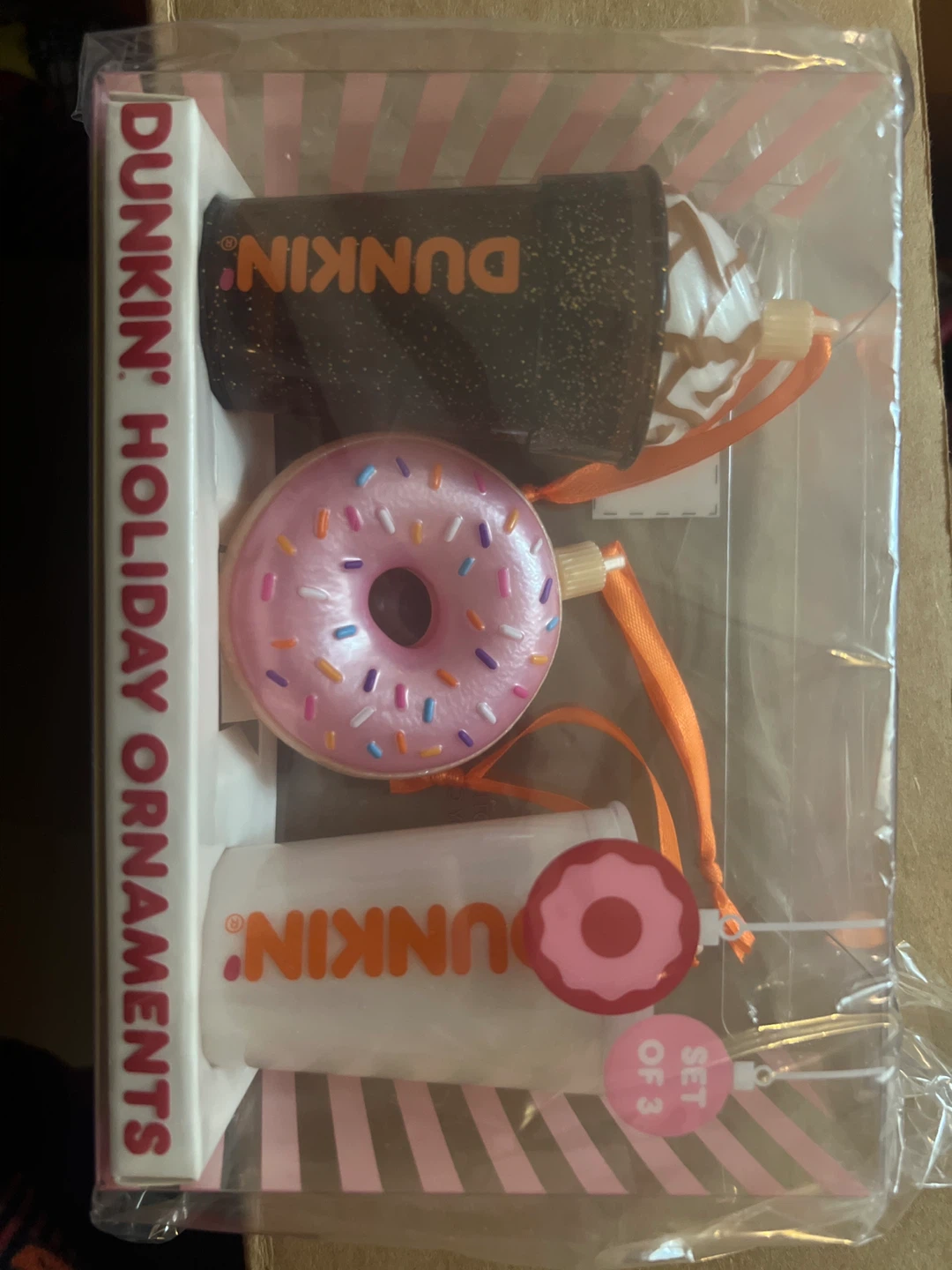 Dunkin' Holiday Ornaments Set of 3