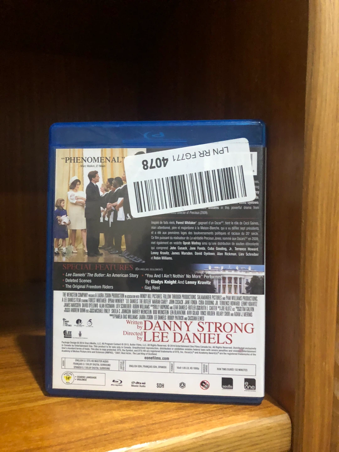 Lee Daniels' The Butler Blu-ray ⚽️ - photo 2