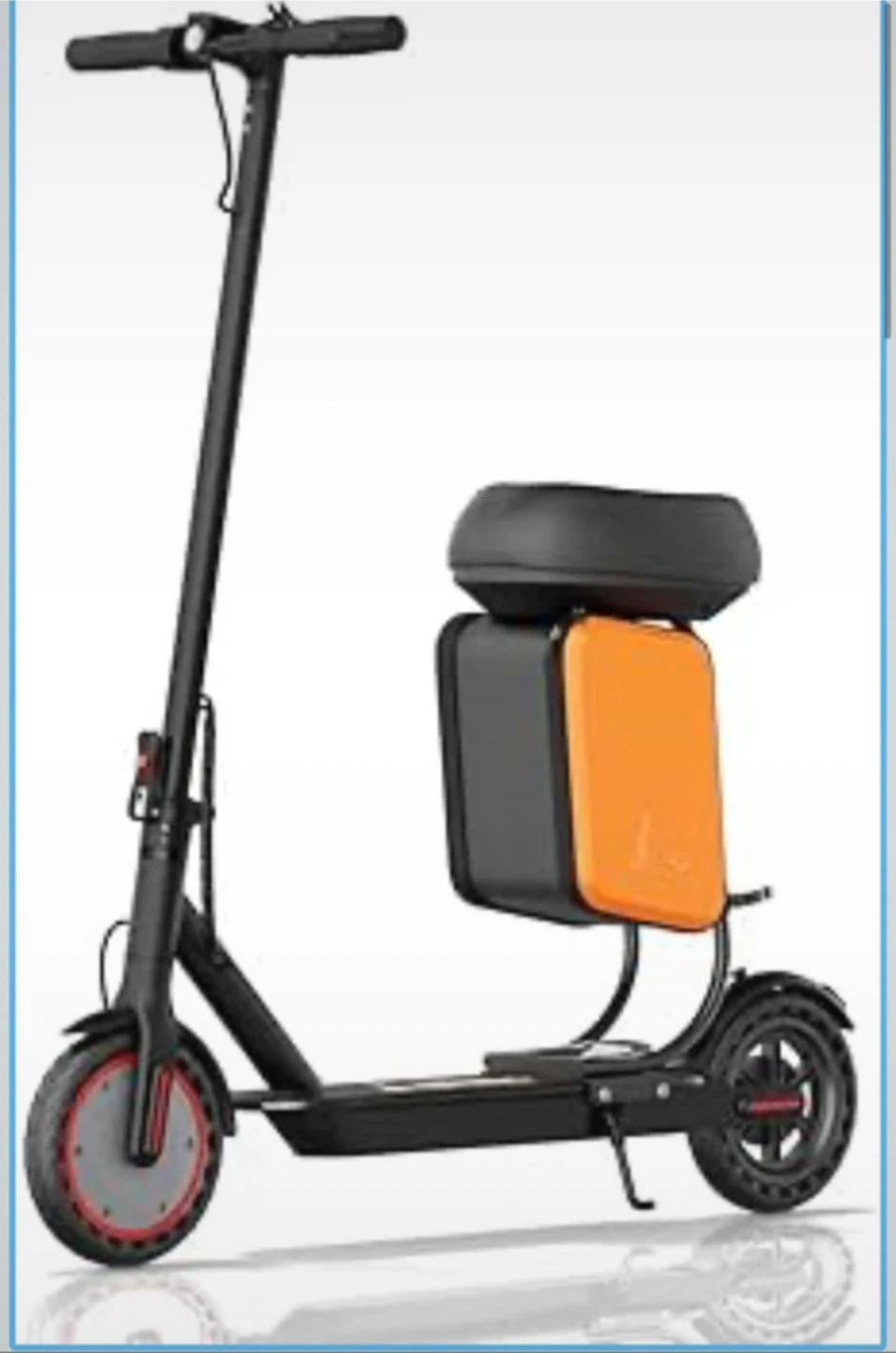 Electric Scooter with Detachable Seat and Storage Bag