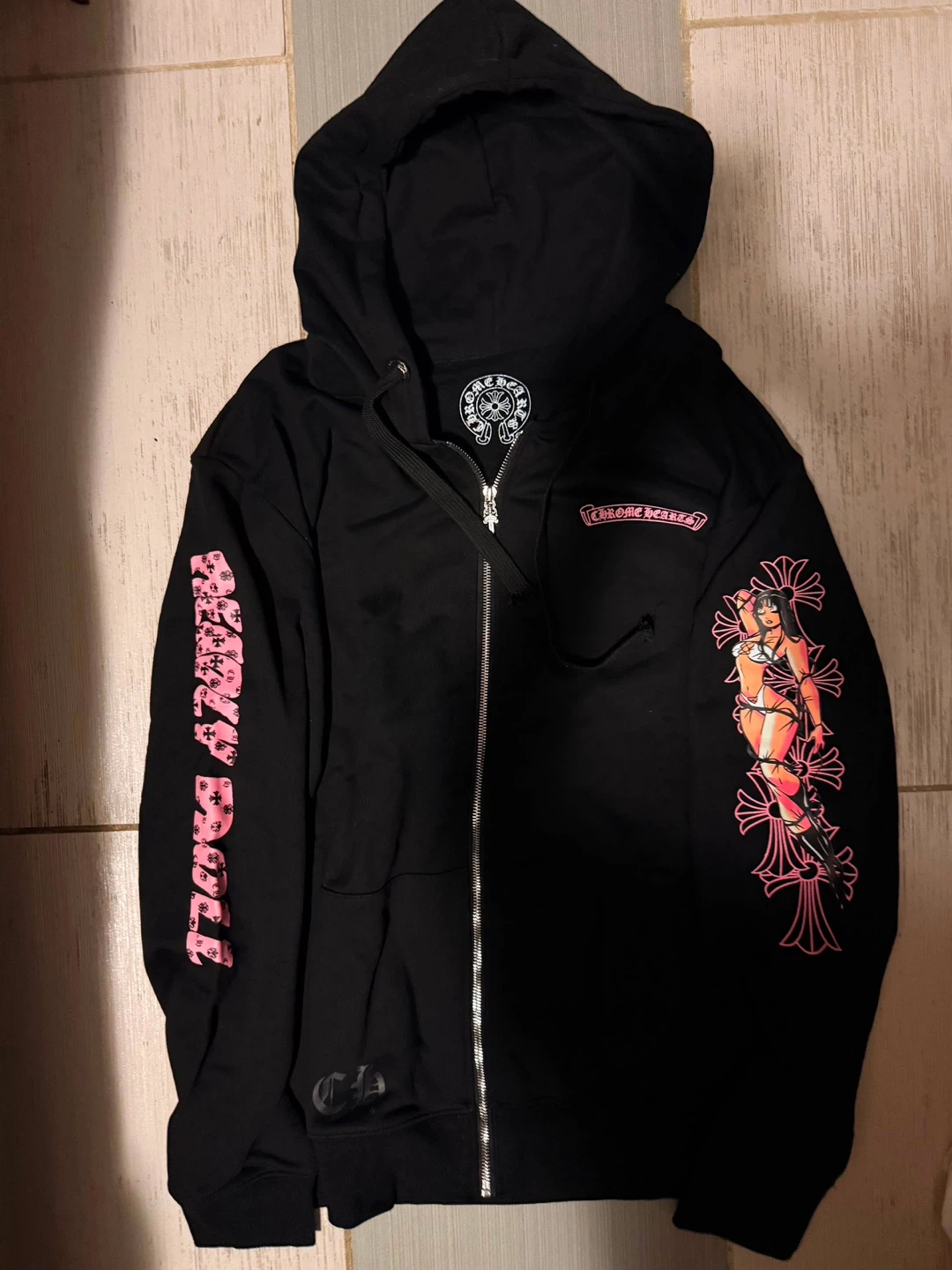 Chrome hearts X deadly doll hoodie