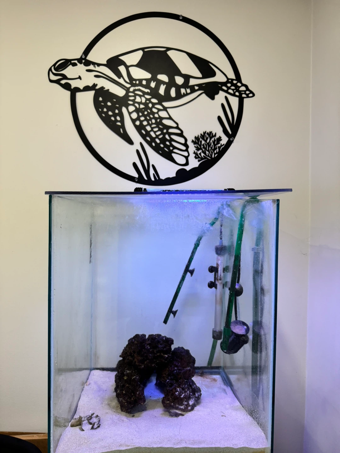 Glass Aquarium Tank with Stand 35 gallons
