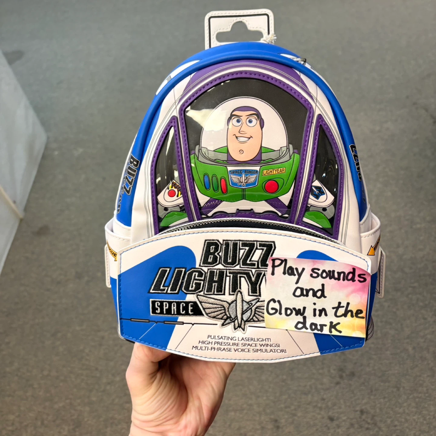 Buzz Lightyear Glow-in-the-Dark Mini-Backpack