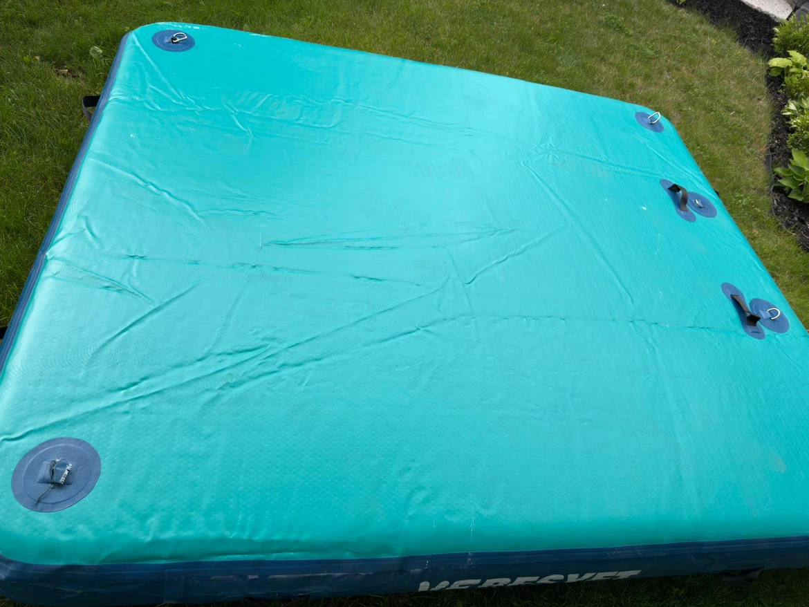 Inflatable floating dock platform - photo 2