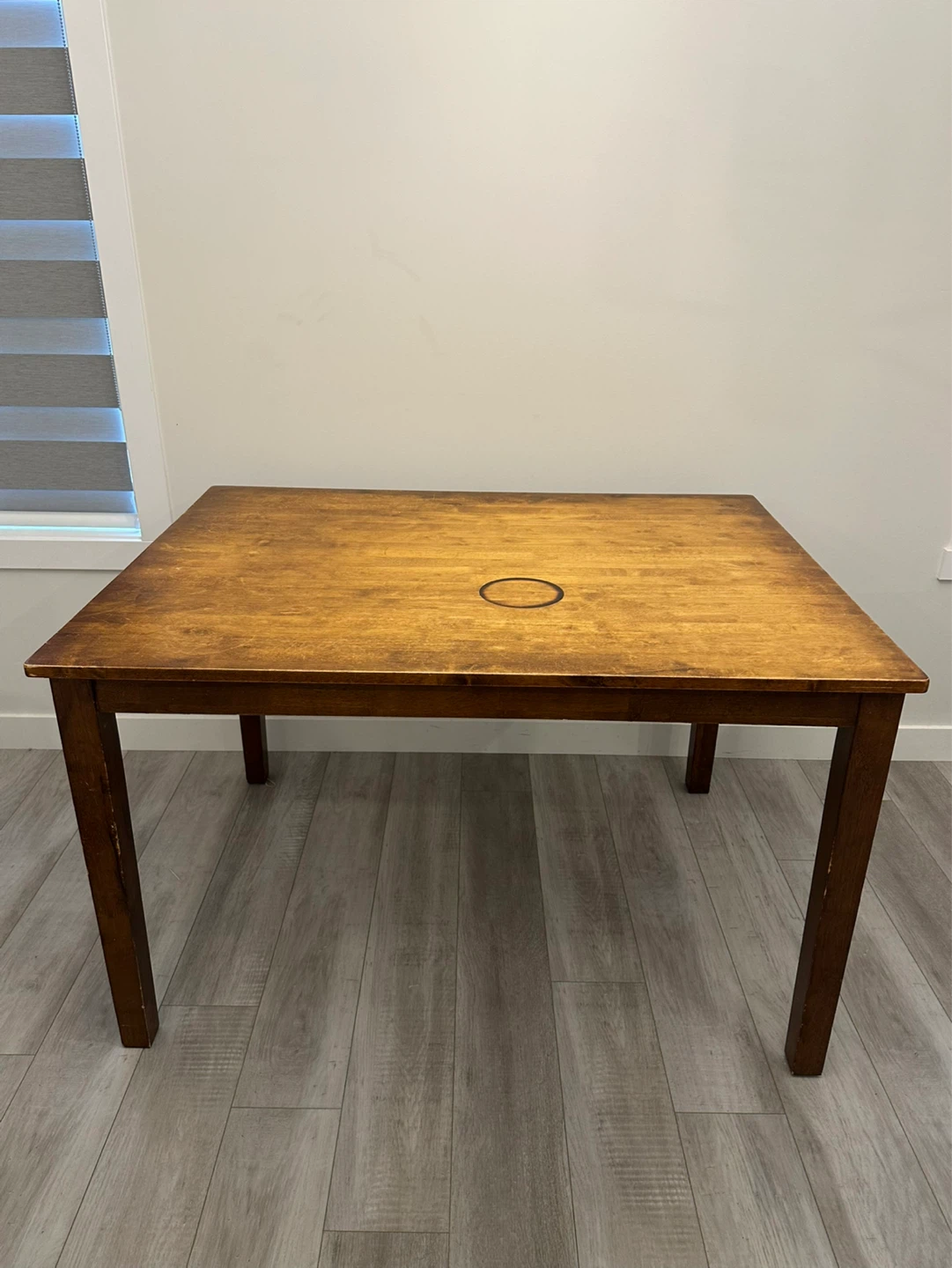 Wooden Square Dining Table - photo 2