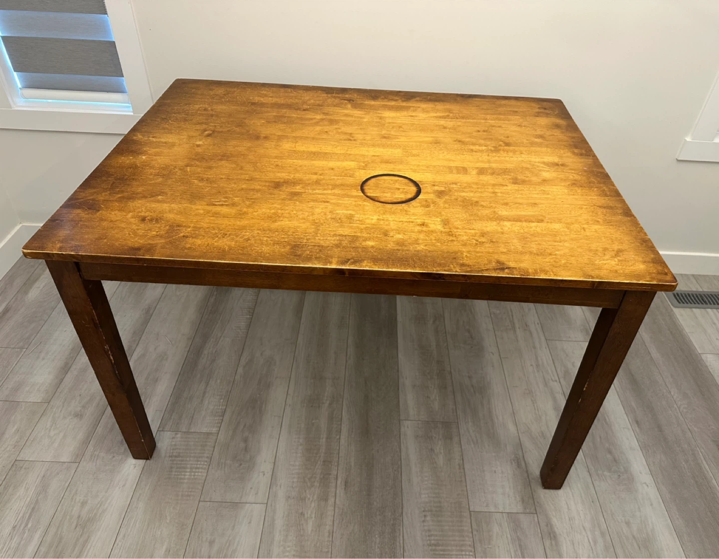 Wooden Square Dining Table