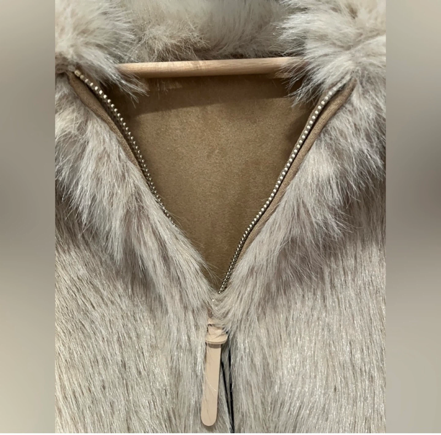 ZARA Faux Fur Jacket ⚽ - photo 3