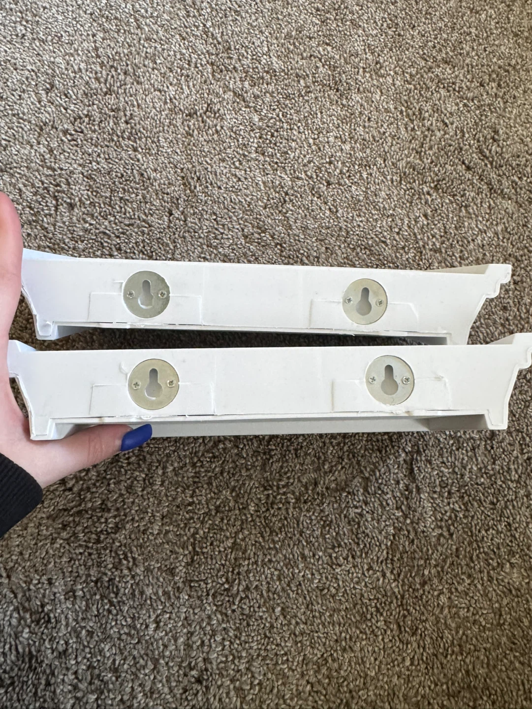 White Floating Shelves (Set of 2) ⚽️ - photo 3
