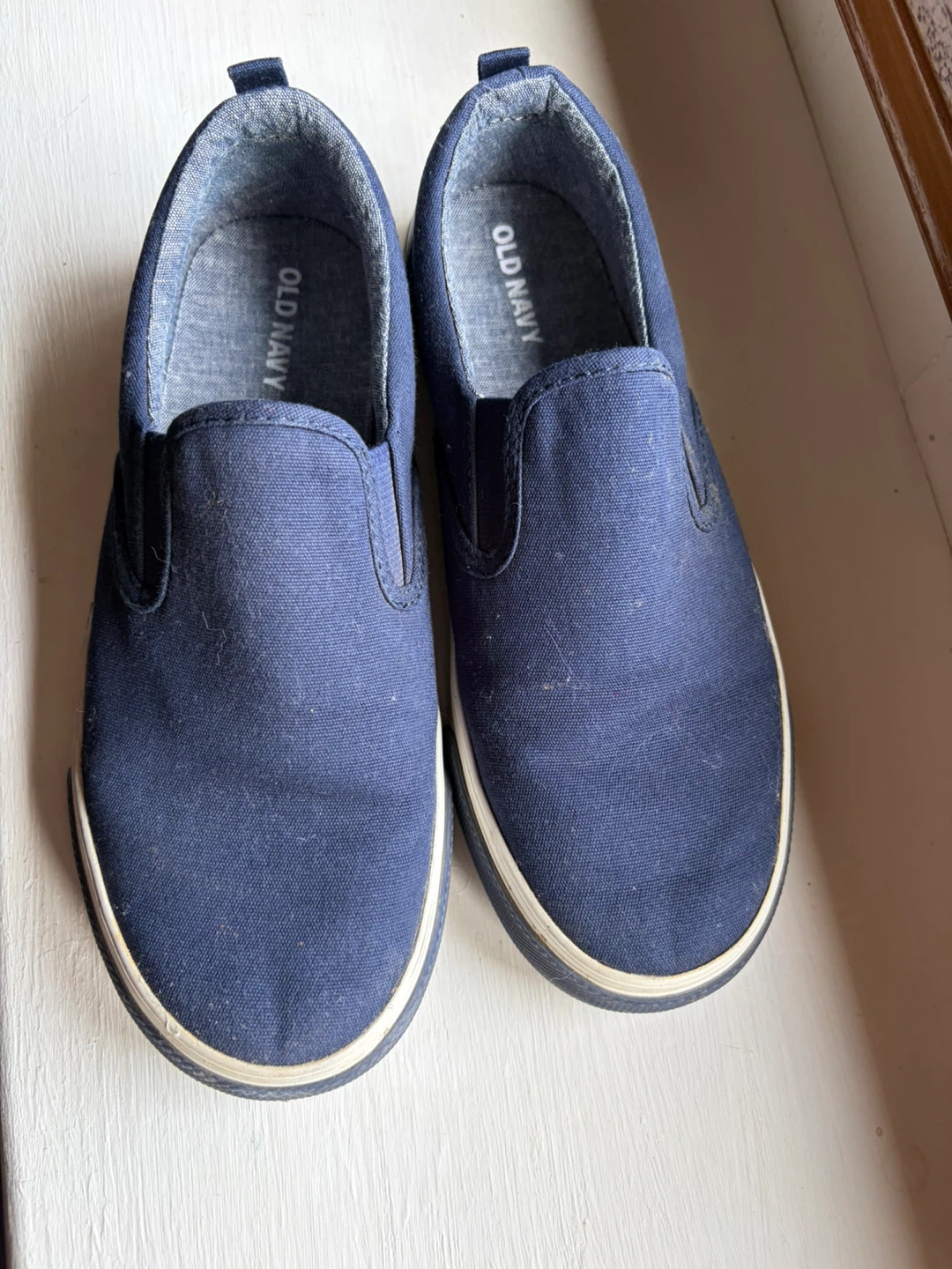 Old Navy Blue Slip-On Shoes Size 3