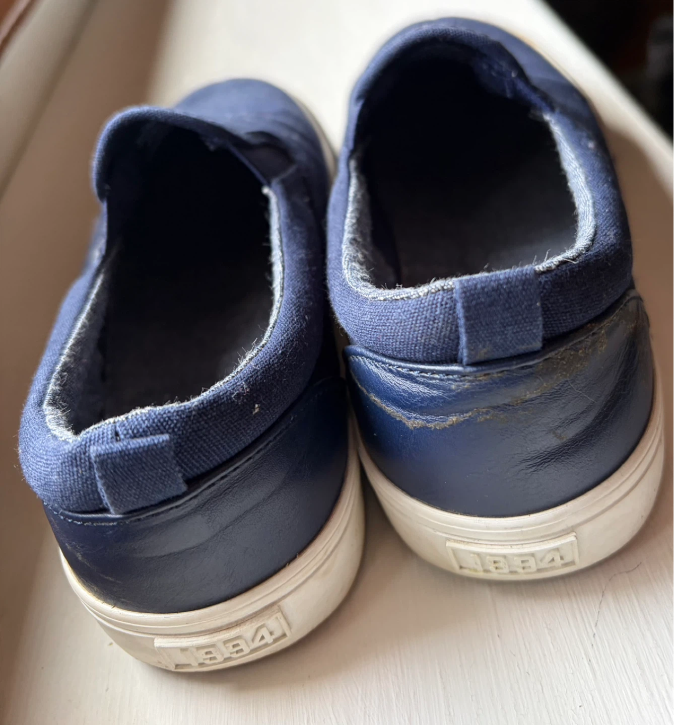 Old Navy Blue Slip-On Shoes Size 3 - photo 3