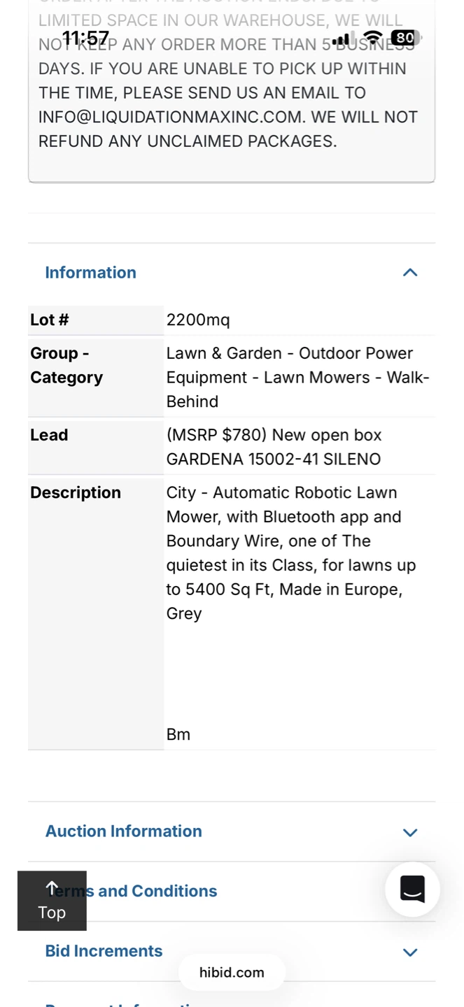 Robotic Lawn Mower- New Open box Gardena Sileno City - photo 5