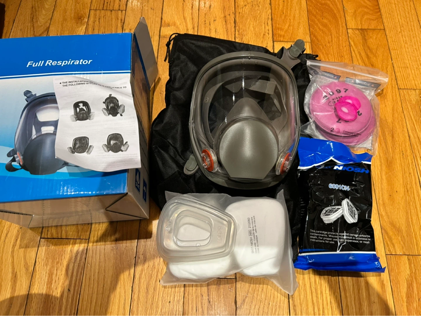 Full Respirator Mask with Cartridges - photo 3