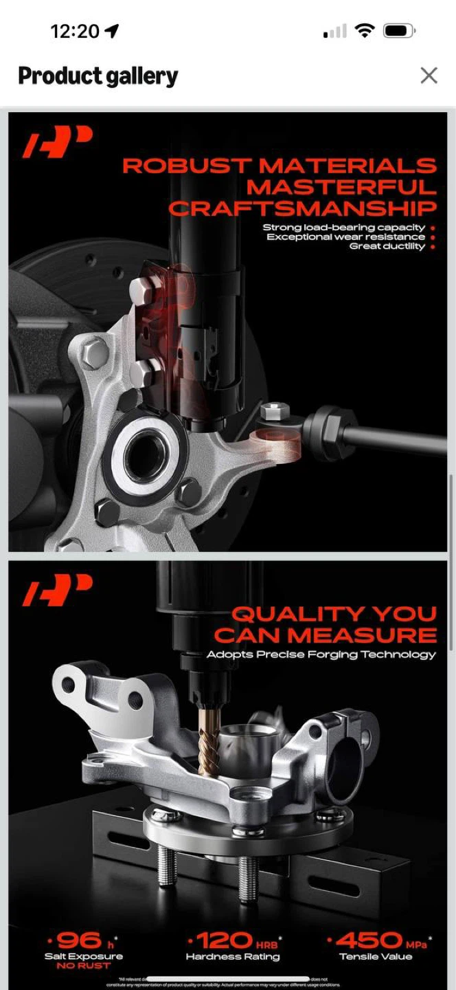 A-Premium Front Left Steering Knuckle for Subaru Outback - photo 4