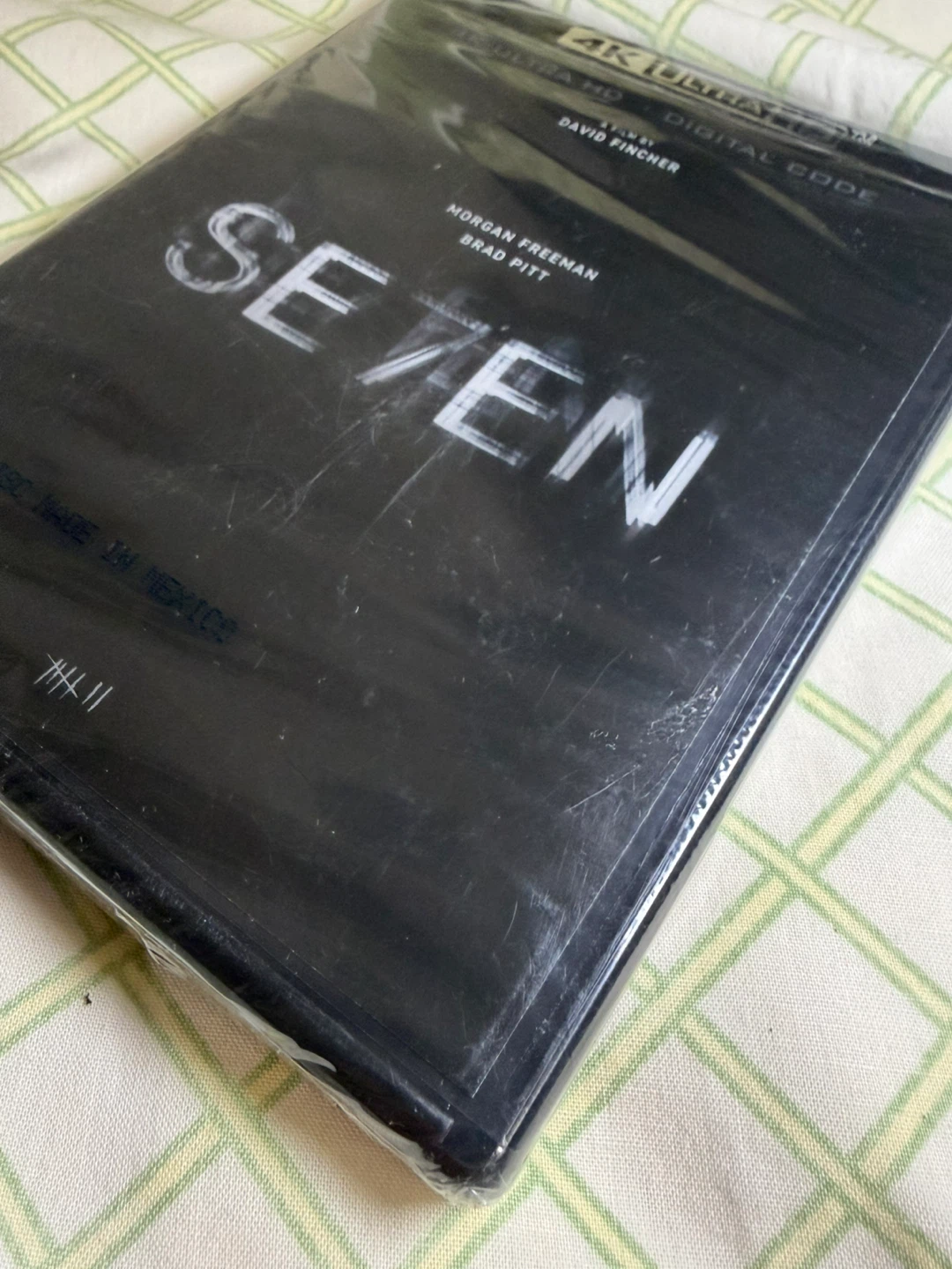 New Seven 4K UHD Blu-ray - Morgan Freeman Brad Pitt - photo 3